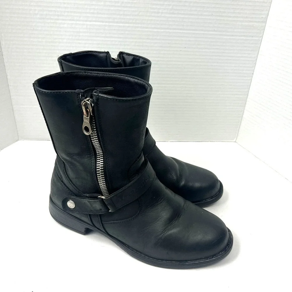 Forma Leather Waterproof Motorcycle Riding Boots EU 40 US 7‎ Bikercore Moto Punk